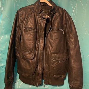 Leather jacket